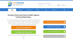 Desktop Screenshot of healthinservice.com